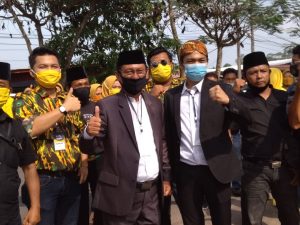 ABDY Daftar ke KPU Diiringi Pesilat TTKDH Kota Metro