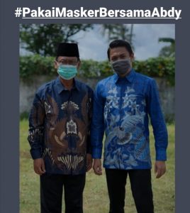 Abdy Gelar Lomba Poto Gunakan Masker