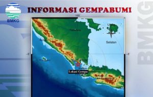 Gempa Bumi M 4.6 di Pesawaran dan M 4.3 di Tanggamus