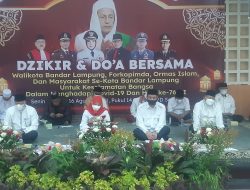 Sambut HUT RI, Pemkot Dan Forkopimda Gelar Dzikir Serta Doa Bersama
