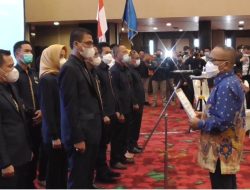 Ketua PWI Lampung Dan Pengurus Perioede 2021- 2026 Resmi Dilantik