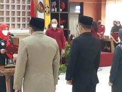 Walikota Eva Dwiana Lantik 111 Pejabat Pemkot Bandarlampung