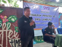 Donny Irawan Kembali Nahkodai  Ketua SMSI Lampung
