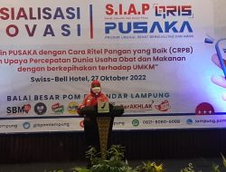 Walikota Eva Dwiana Buka Sosialisasi Inovasi Siap QRIS BPOM