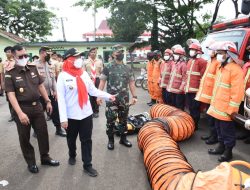 Walikota Eva Dwiana Pinta Seluruh Personil Satgas Siaga Bencana Alam