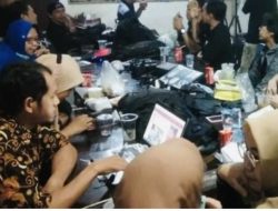 SMSI Bandarlampung Gelar Buka Puasa Bersama Usai Berbagi Takjil