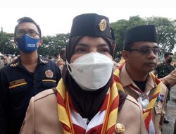 Apel Besar Hari Pramuka Ke-61, Eva Dwiana Ajak Kolaborasi Pramuka dan Pemerintah, Jadikan Bandar Lampung kota Percontohan