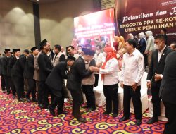 100 PPK Bandarlampung Resmi Dilantik, Dihimbau Bekerja Dengan Tanggung Jawab dan Jujur
