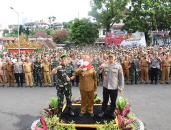 Walikota Eva Dwiana Jadi Pembina  Apel Siaga 3 Pilar, Pastikan Kantibmas Aman