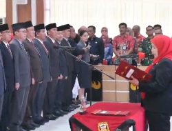 Walikota Eva Dwiana Rolling Sejumlah Pejabat Pemkot Bandar Lampung