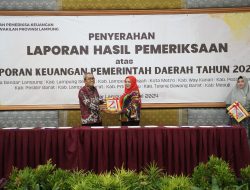 Pemkot Bandar Lampung Meraih WTP dari BPK RI