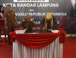 Walikota Bandarlampung Resmikan Hibah Gedung Bawaslu