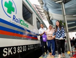 Wujud Pelayanan dan Edukasi Kesehatan untuk Masyarakat KAI Divre IV Tanjungkarang Kembali Hadirkan Rail Clinic di Stasiun Kotabumi