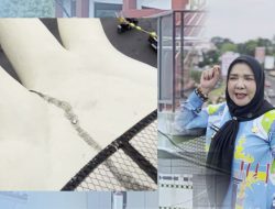 Walikota Eva Dwiana Pastikan JPO Siger Millenial Tidak Retak, Itu Hanya Lumut