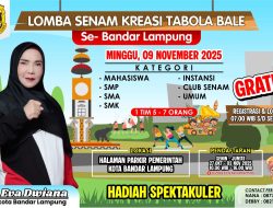 Pemkot Bandar Lampung Gelar Lomba Senam Kreasi Tabola Bale