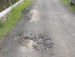 Jalan Rabat Beton dan Aspal Baru Dibangun Sudah Retak dan Aspal Ngangkat