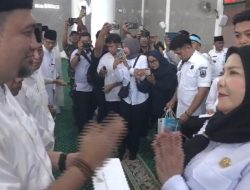 Wali Kota Eva Dwiana Lepas Keberangkatan 1.159 Jamaah Haji Bandar Lampung
