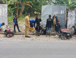 Drainase Dibongkar, Aliran Air Di Gunung Pala Kembali Normal